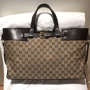 Gucci Extra Large Vintage Tote w/Dust bag
